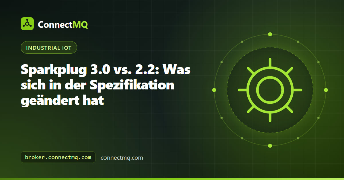 Gegenüberstellung der Spezifikationsänderungen von Sparkplug 2.2 und Sparkplug 3.0 für Edge Nodes und Hosts