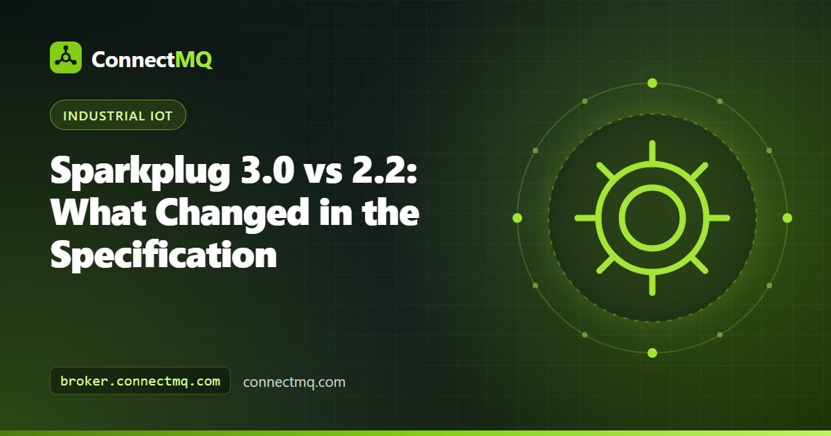 Side by side comparison of Sparkplug 2.2 and Sparkplug 3.0 specification changes for edge nodes and hosts