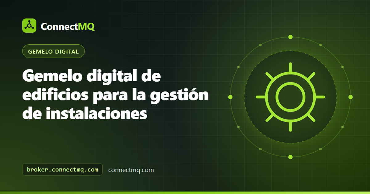 Gemelo digital de un edificio con un modelo BIM de una planta de oficinas y salas coloreadas según datos en vivo de temperatura y ocupación