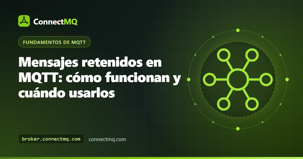 Broker que almacena el último valor de cada topic para ilustrar los mensajes retenidos MQTT para nuevos suscriptores