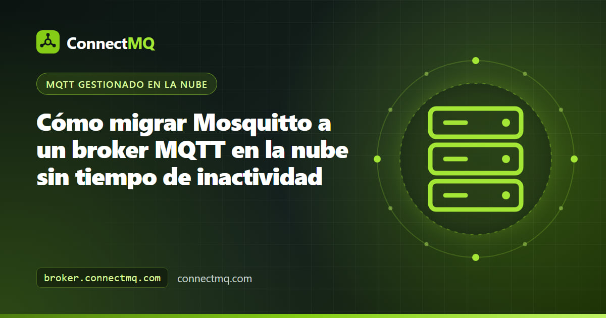 Diagrama para migrar Mosquitto a MQTT en la nube, con un broker Mosquitto local conectado mediante bridge a un broker en la nube mientras los clientes se trasladan