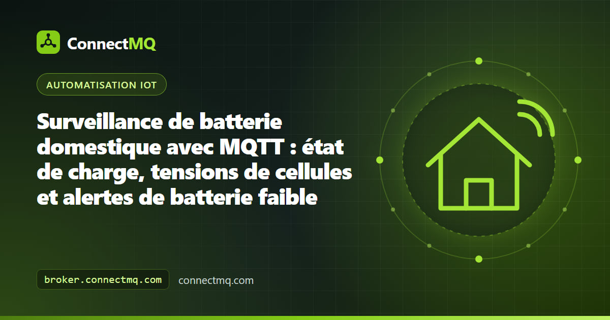 Batterie lithium murale avec relevés du BMS, état de charge et tensions de cellules affichés sur un tableau de bord de surveillance de batterie domestique
