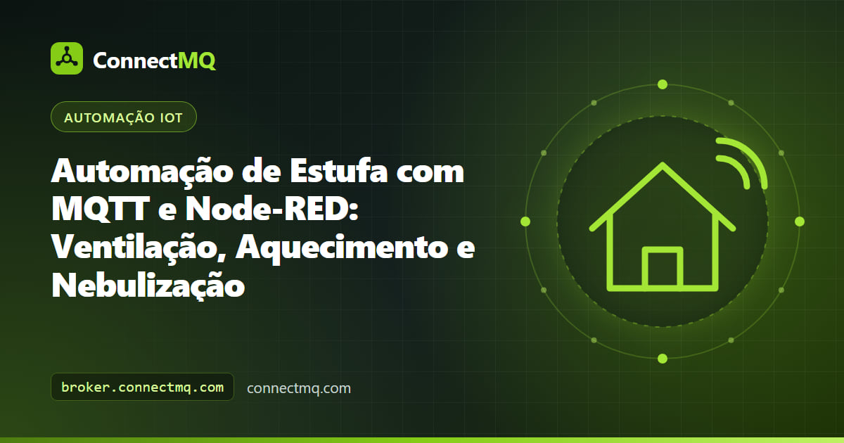 Montagem de automação de estufa com sensores de temperatura e umidade, exaustor, aquecedor e bicos de nebulização controlados via MQTT