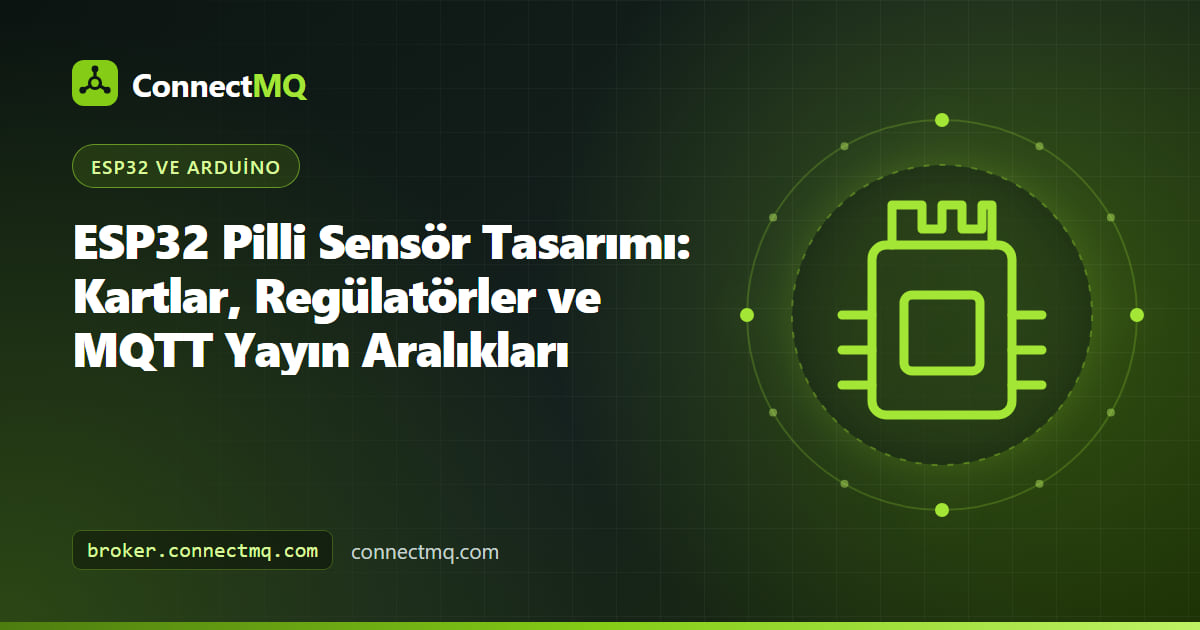 LiPo hücreli ve voltaj bölücülü, MQTT ölçümlerini buluta gönderen ESP32 pilli sensör düğümü