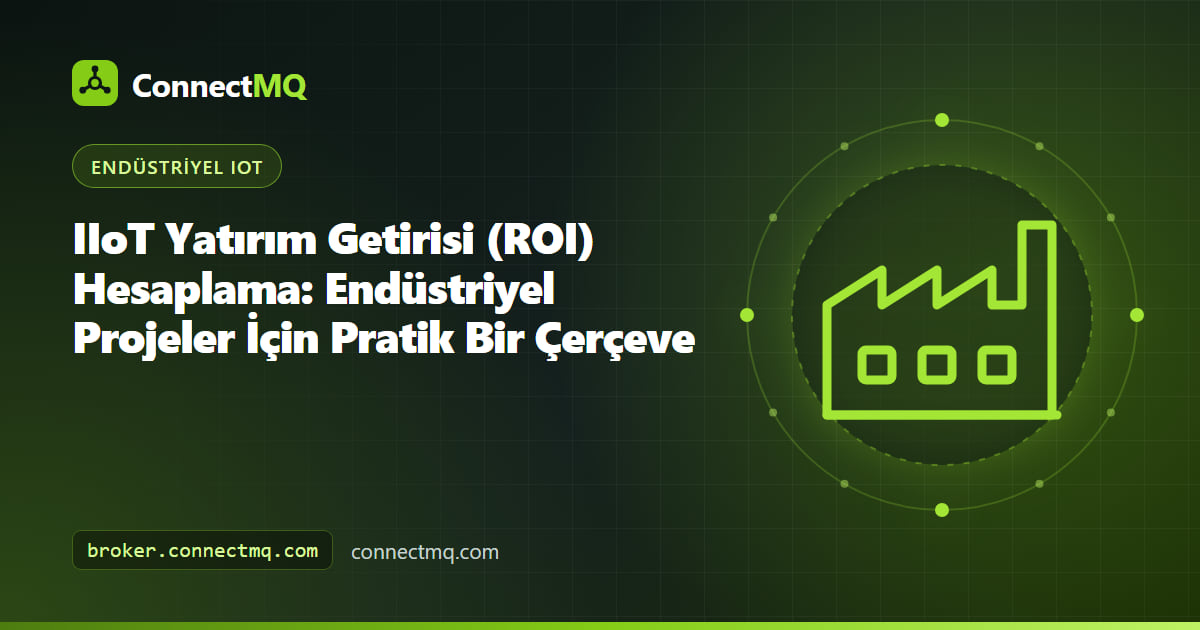 Geri ödeme zaman çizelgesiyle bir IIoT ROI hesaplamasını besleyen duruş, enerji ve hurda grafiklerinin yer aldığı fabrika panosu