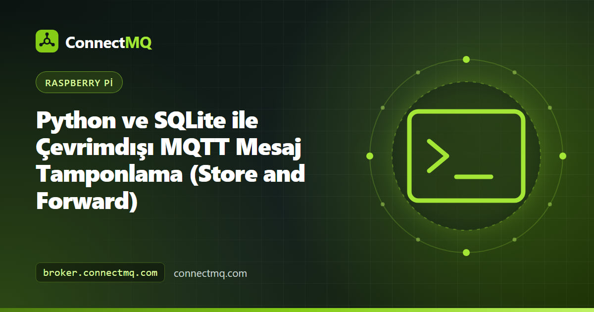 Ağ kesintisi sırasında mesajları SQLite kuyruğunda saklayan bir Python gateway'i, Python ile çevrimdışı MQTT mesaj tamponlamayı gösteriyor
