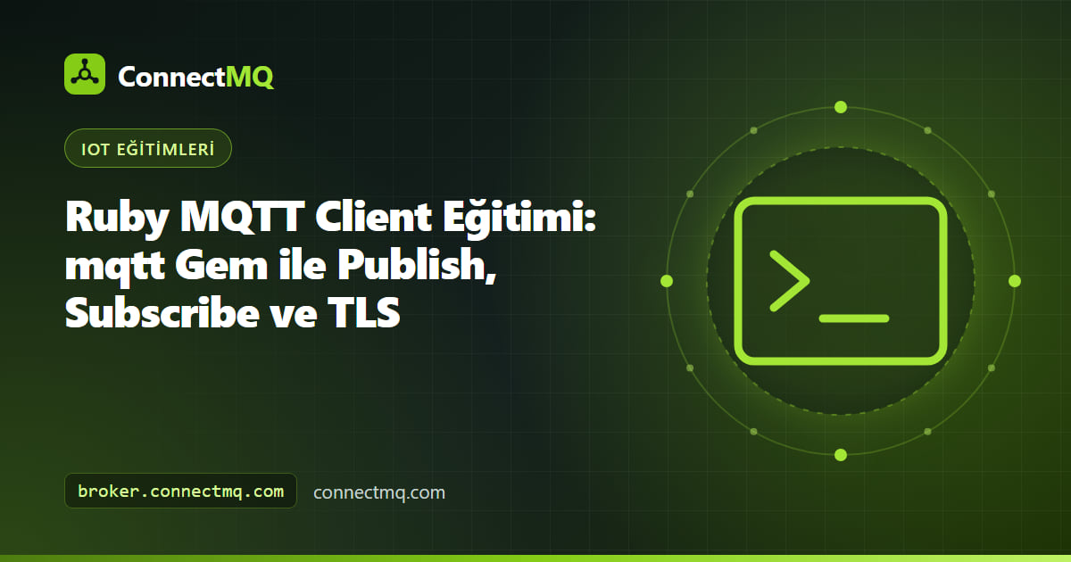 TLS üzerinden bir bulut MQTT broker aracılığıyla IoT cihazlarıyla mesajlaşan Ruby MQTT client worker'ı ve Rails uygulaması